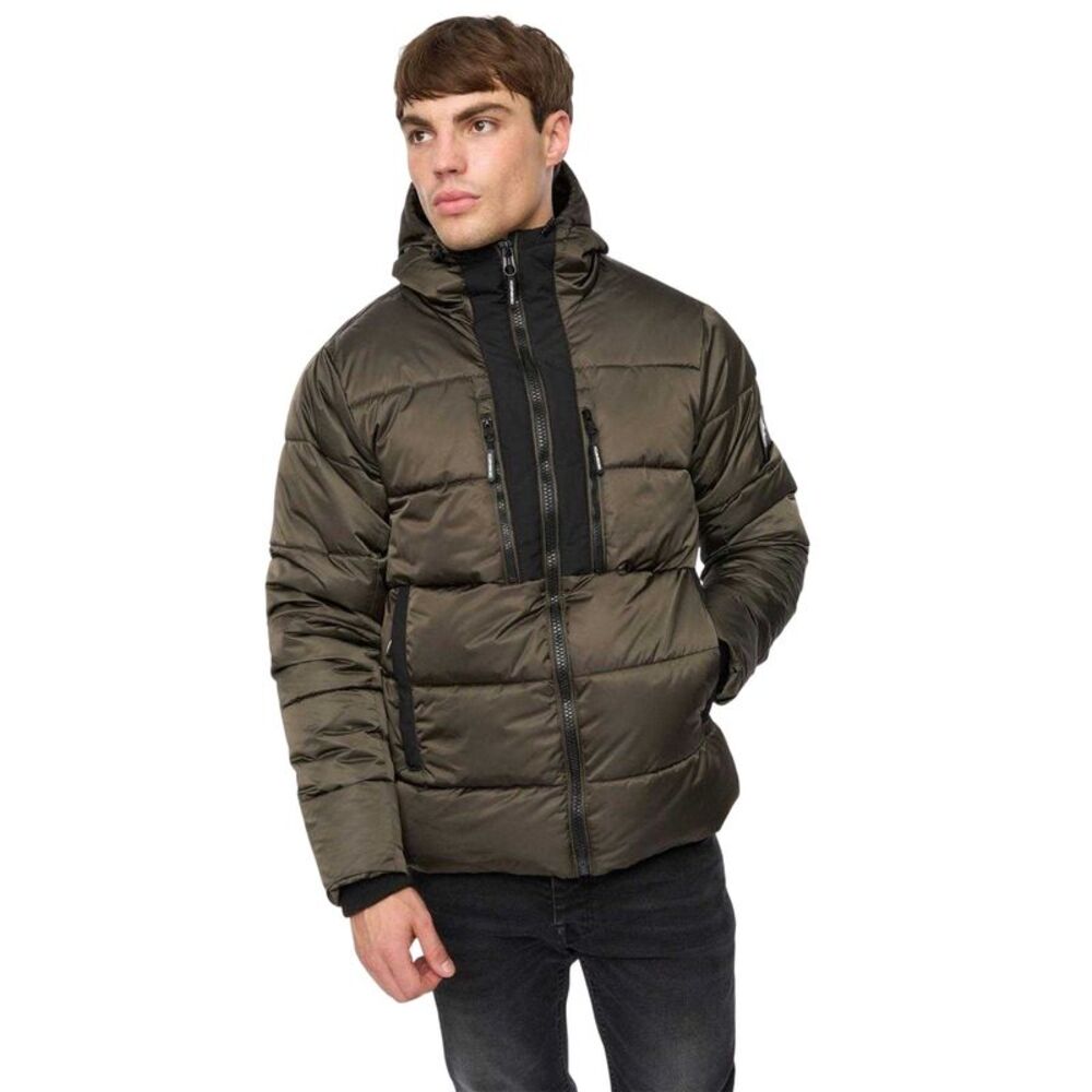 Crosshatch Mens Jacket / Green